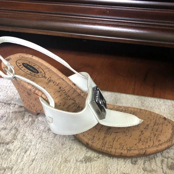Dr Scholls White Wedges - Picture 5 of 8